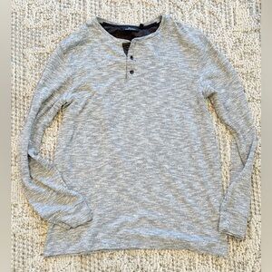 Marc Anthony Light Gray Long Sleeve Henley